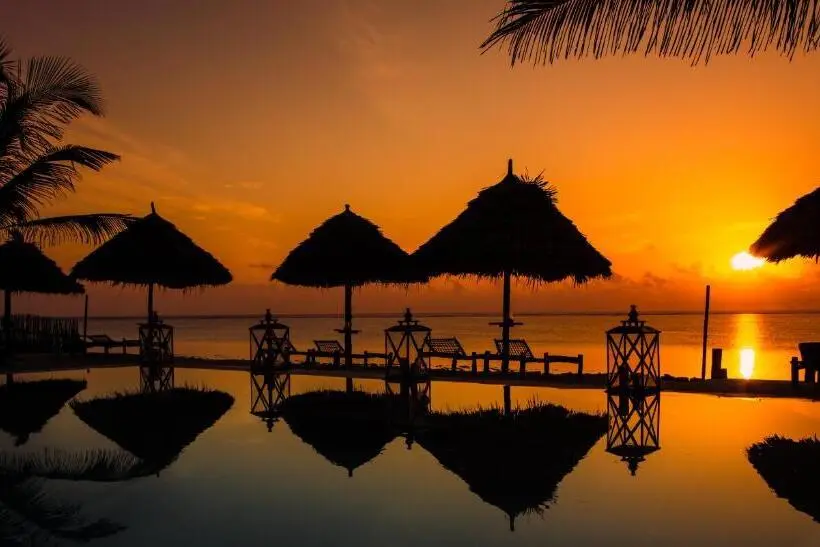 オーシャンビューのスタンダードバンガロー, Milele Beach Resort