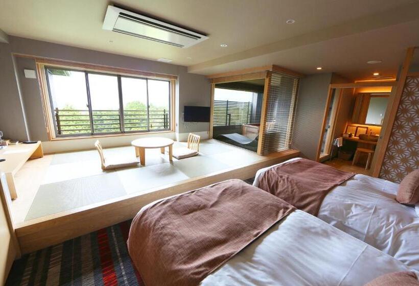 غرفة قياسية مطلة على الجبل, Hakone Yuyado Zen