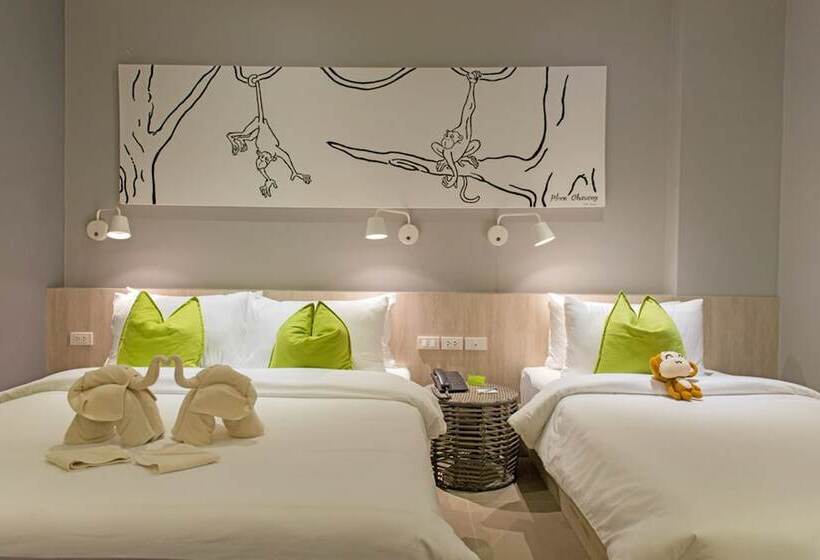 디럭스 트리플 룸, Ploen Chaweng By Tolani