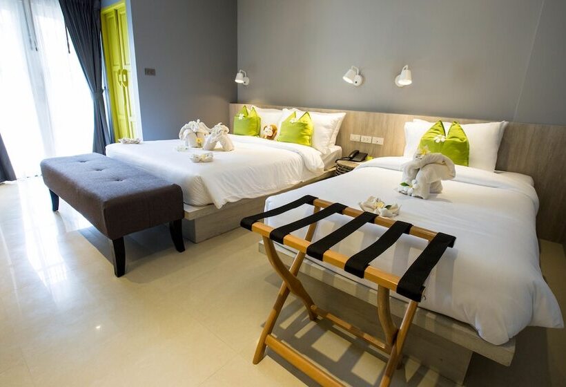 디럭스 트리플 룸, Ploen Chaweng By Tolani