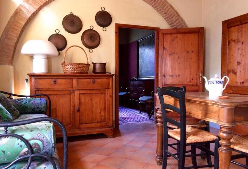 １ベッドルームのデラックスアパートメント, Agriturismo La Palazzina