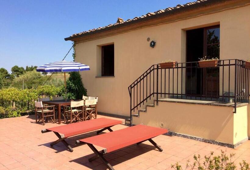 テラス付き１ベッドルームアパートメント, Agriturismo La Palazzina