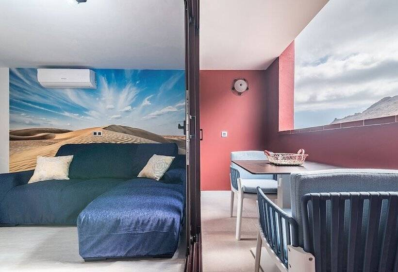 Apartamento 1 Quarto com Sacada Vista Piscina, Sol Mogan Suites - Adults Only
