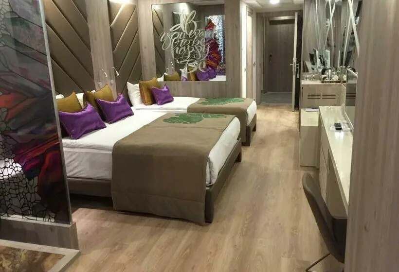 اتاق اساندارد با چشم‌انداز جانبی به دریا, Delphin Be Grand Resort