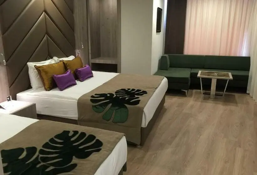 اتاق اساندارد با چشم‌انداز جانبی به دریا, Delphin Be Grand Resort