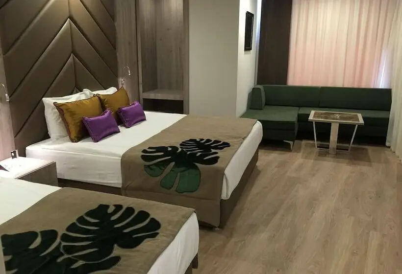 اتاق اساندارد با چشم‌انداز جانبی به دریا, Delphin Be Grand Resort