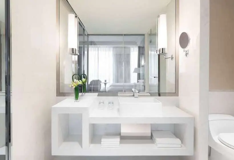 ２ダブルベッドのスタンダードルーム, Courtyard By Marriott Shanghai Changfeng Park