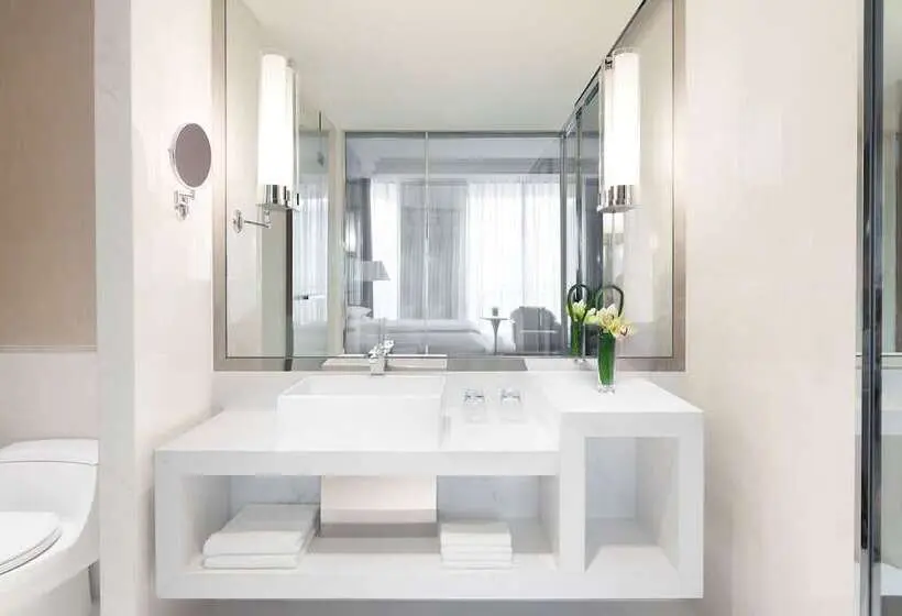 ２ダブルベッドのスタンダードルーム, Courtyard By Marriott Shanghai Changfeng Park