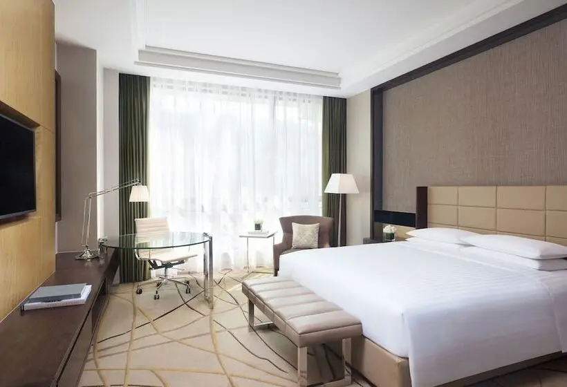 ２ダブルベッドのスタンダードルーム, Courtyard By Marriott Shanghai Changfeng Park