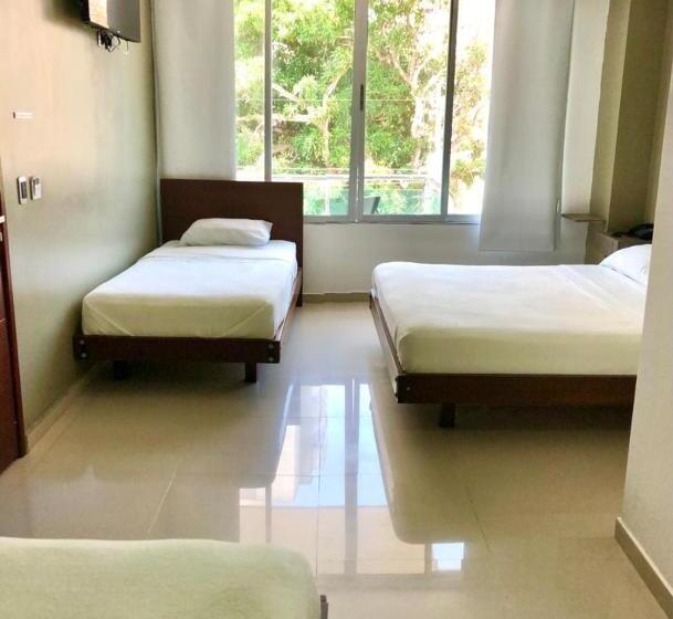 חדר משפחתי דלוקס, Suites Caribe