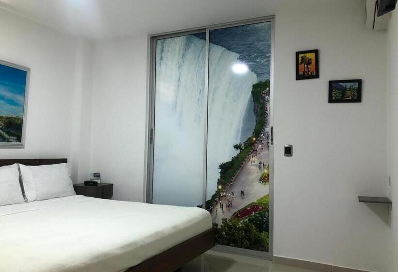 חדר דחוקס עם מיטת קינג, Suites Caribe