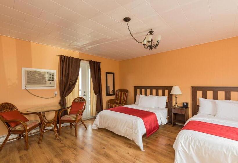 Номер Стандарт 2 Двуспальные Кровати, Motel Au Fleuve D'argent