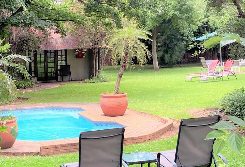 스탠다드 쿼드러플룸, 수영장 전망, Safari Club Guest Lodge Or Tambo International Airport