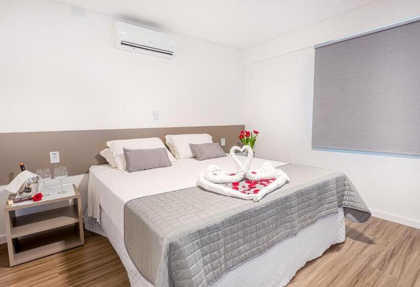 带大床的豪华间, Prime Hotel Ponta Porã