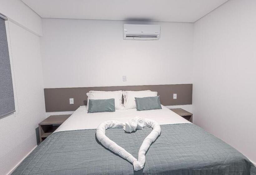 带大床的豪华间, Prime Hotel Ponta Porã