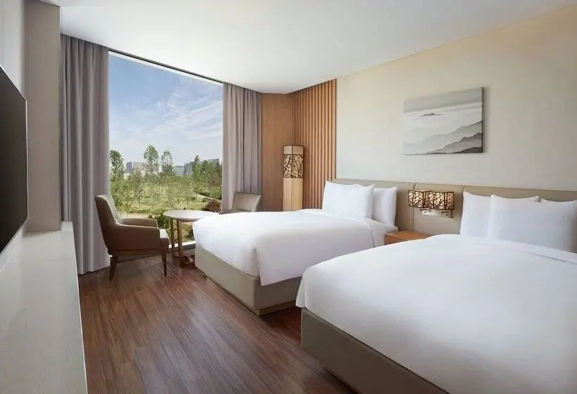 اتاق استاندارد با 2 تخت دوبل, Courtyard By Marriott Seoul Botanic Park