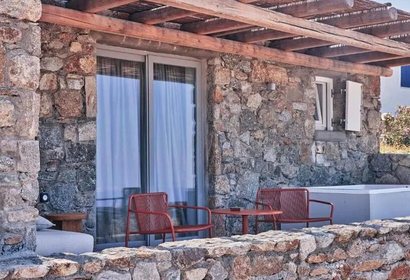 キングサイズベッドのスタンダードルーム, Hotiday Mykonos Fanari