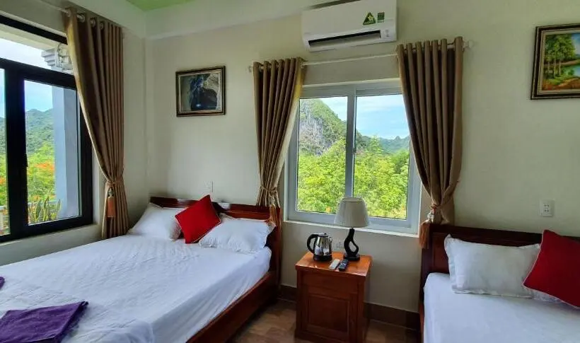اتاق استاندارد با چشم‌انداز کوهستان, Phong Nha Amanda Homestay