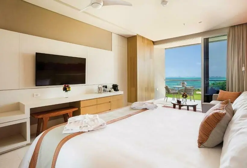 キングサイズベッドのデラックスルーム, Dreams Vista Cancun Golf & Spa Resort