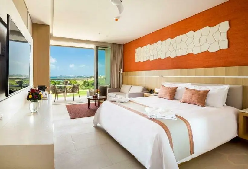 キングサイズベッドのデラックスルーム, Dreams Vista Cancun Golf & Spa Resort