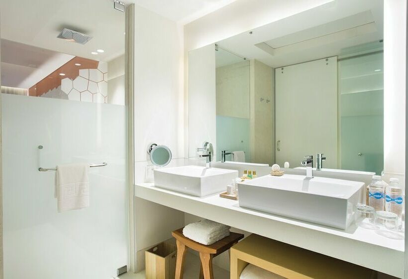 غرفة كلوب سرير كينج, Dreams Vista Cancun Golf & Spa Resort