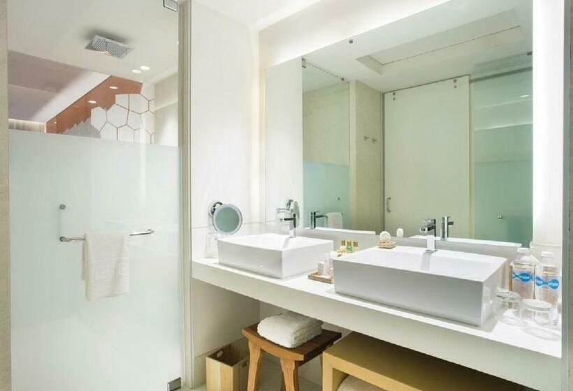 غرفة ديلوكس مطلّة علي البحر, Dreams Vista Cancun Golf & Spa Resort