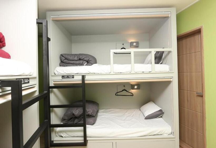 Quarto quádruplo Económico Casa de banho partilhada, Daegu Midtown Hostel