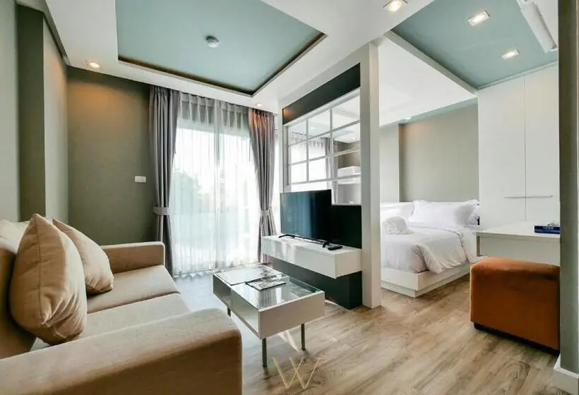 اتاق لوکس با چشم‌انداز شهر, Wisdom Hotel & Residence