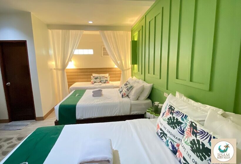 חדר דלוקס לארבעה, Rsam Beach Resort By Cocotel