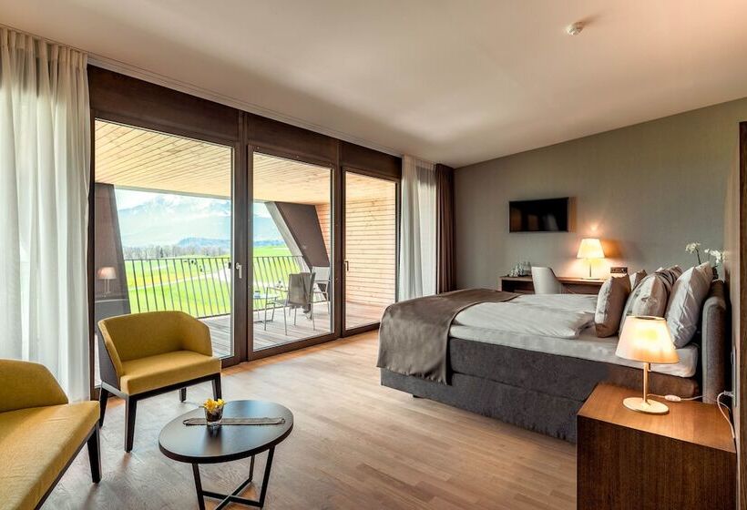 带山景的复式房间, Gasthaus Badhof Golf