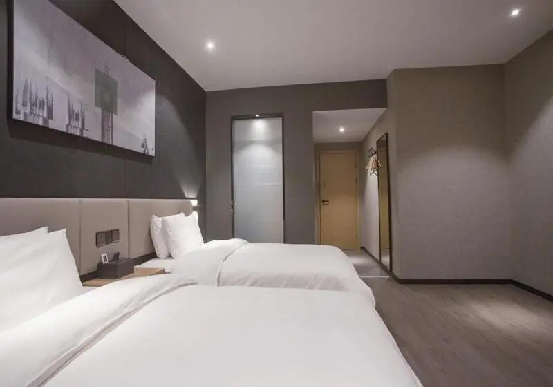 اتاق استاندارد, Thank Inn Chain Hotel Hunan Huaihua Hecheng District South High Speed Rail Station