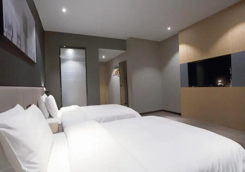 اتاق استاندارد, Thank Inn Chain Hotel Hunan Huaihua Hecheng District South High Speed Rail Station