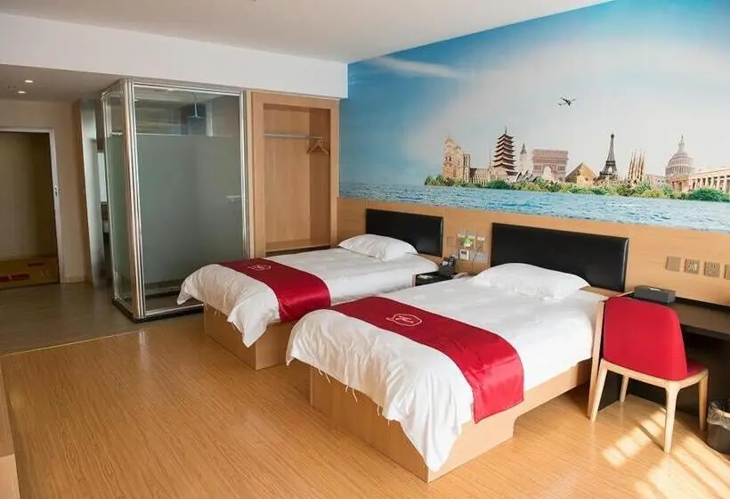 スタンダードルーム, Thank Inn Plus Hotel Sichuan Neijiang Hongxing Red Star Macalline