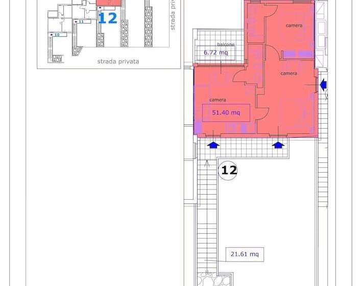 آپارتمان لوکس 2 خوابه, Salento Residence & Suite