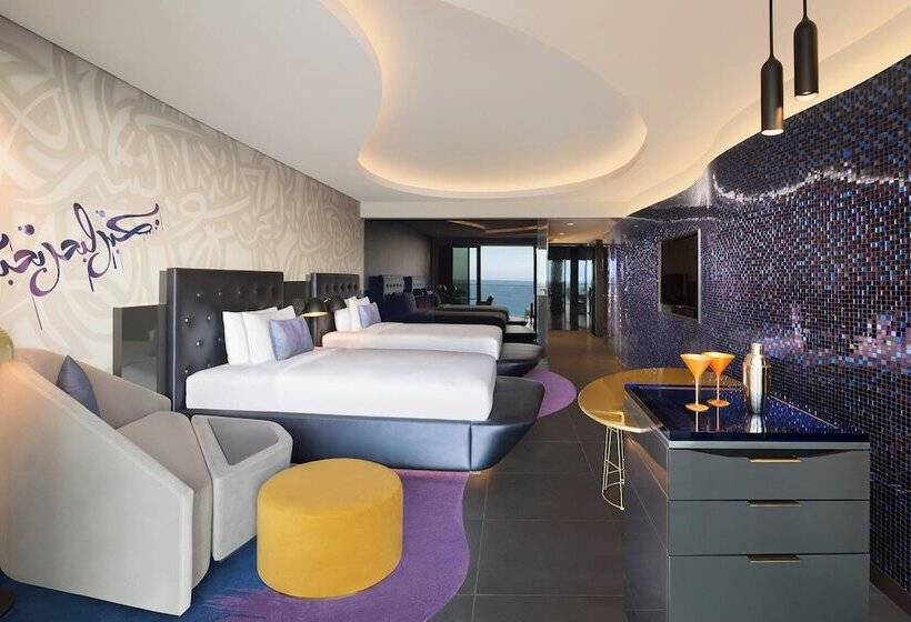 Номер Стандарт 2 Двуспальные Кровати, W Dubai  The Palm