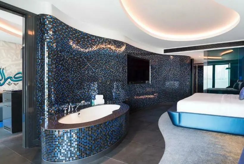 سوئیت با تخت بزرگ, W Dubai  The Palm