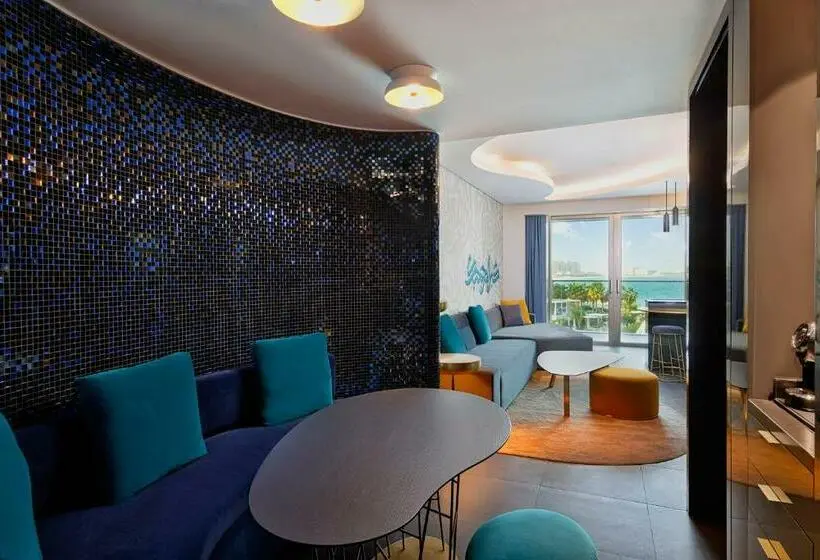سوئیت با تخت بزرگ, W Dubai  The Palm