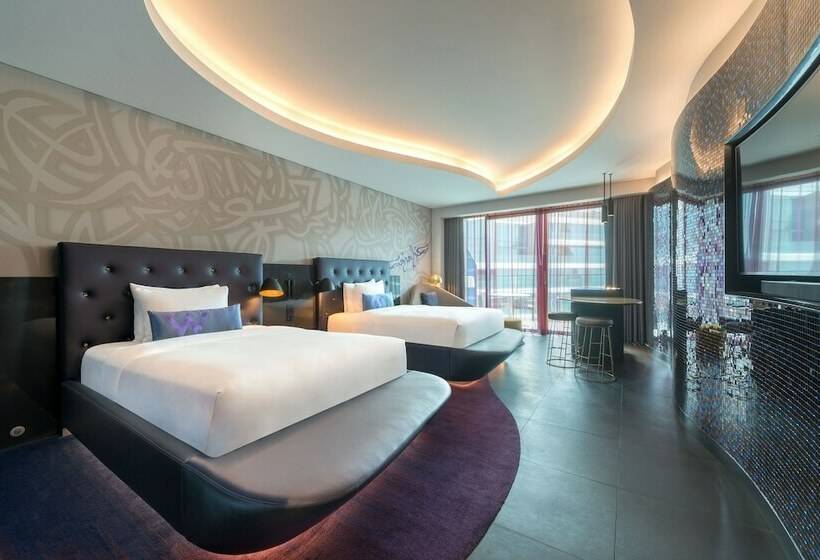 اتاق استاندارد با 2 تخت دوبل, W Dubai  The Palm