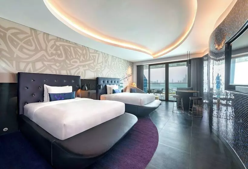 اتاق استاندارد با 2 تخت دوبل, W Dubai  The Palm