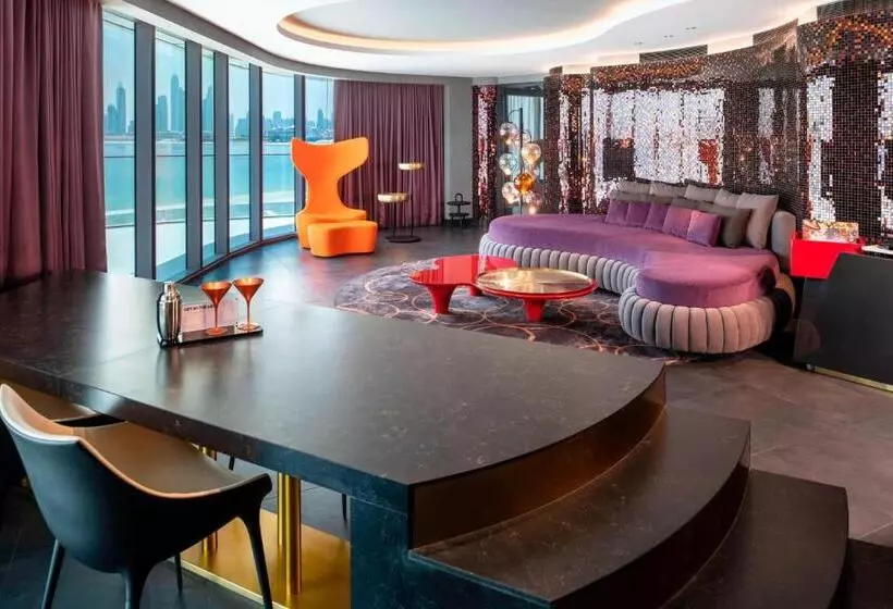 سوئیت با تخت بزرگ, W Dubai  The Palm