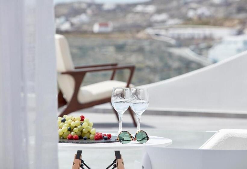 带海景的顶级小型套房, Absolute Mykonos Suites & More