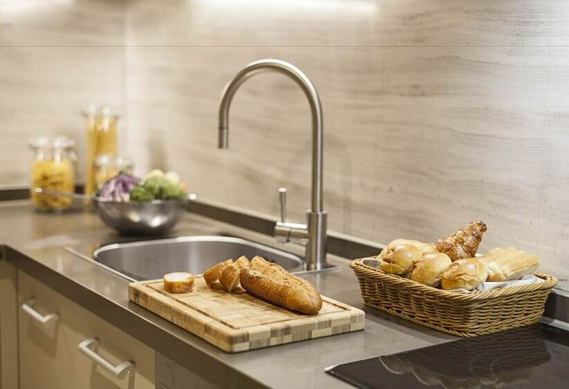 침실 1개 이그제큐티브 아파트, Ascott Riverside Garden Beijing