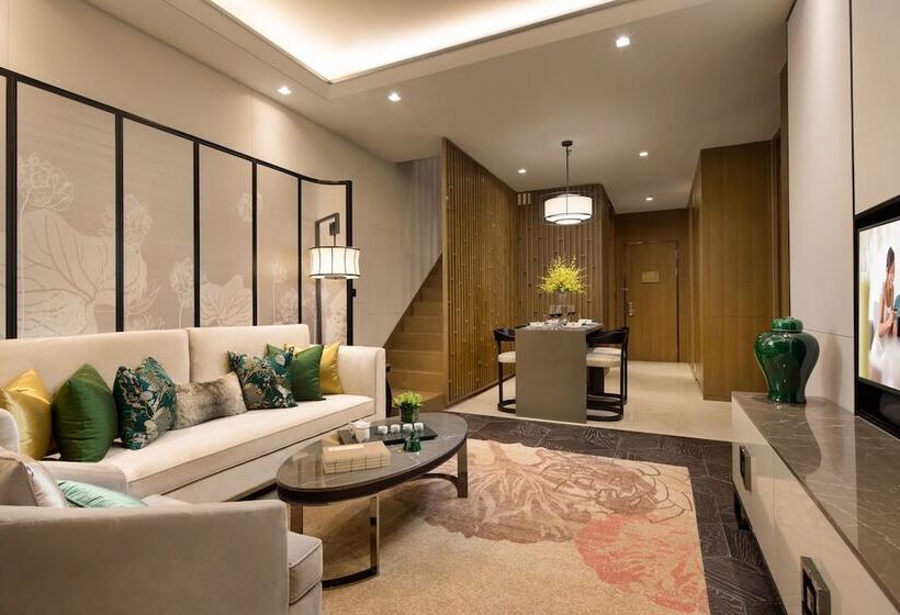 2침실 펜트하우스 아파트, Ascott Riverside Garden Beijing