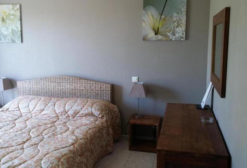 اتاق استاندارد با چشم‌انداز باغ, Hôtel Pineto
