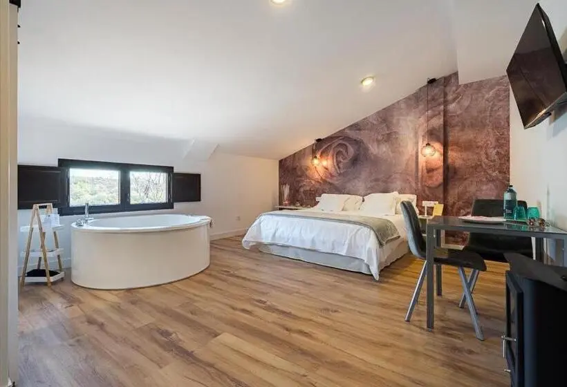 バスタブ付きスタンダードルーム, Duo Somnia, Suites Con Jacuzzi Y Chimenea, Only Adults