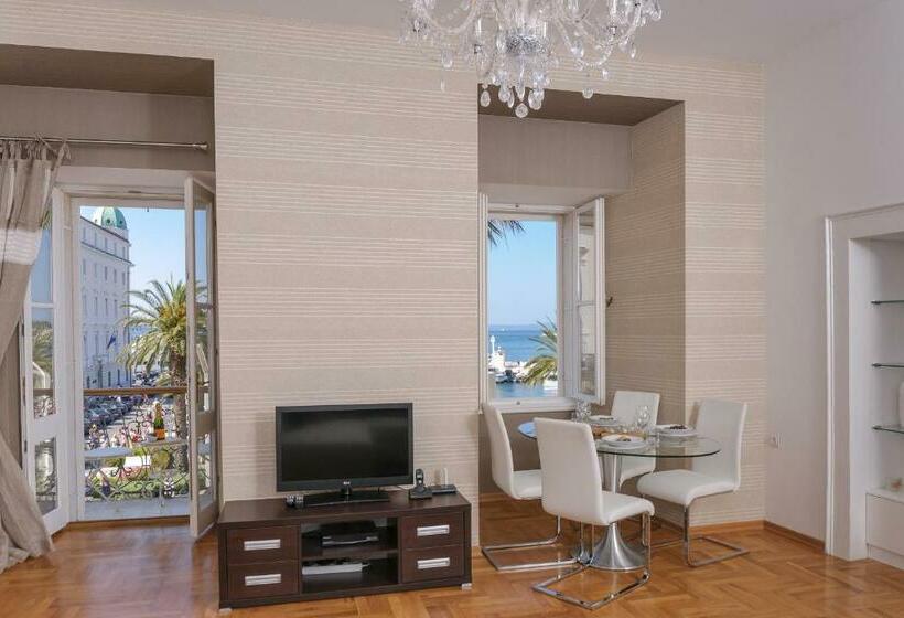 침실 1개 바다 전망 아파트, Riva Apartments