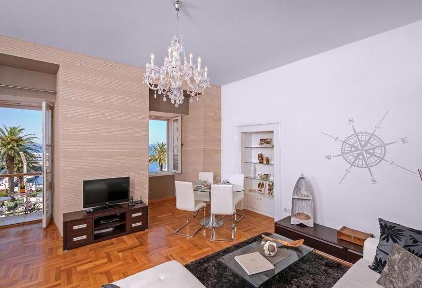 침실 1개 바다 전망 아파트, Riva Apartments