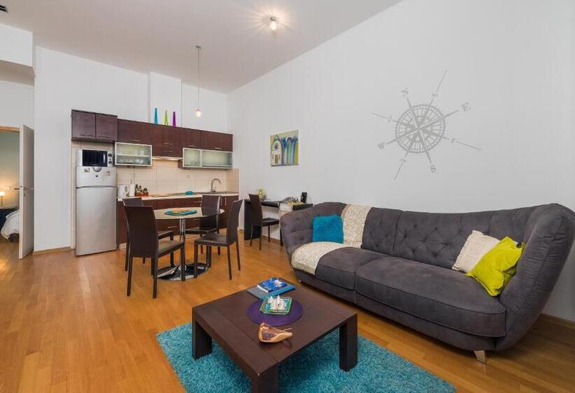 침실 1개 바다 전망 아파트, Riva Apartments