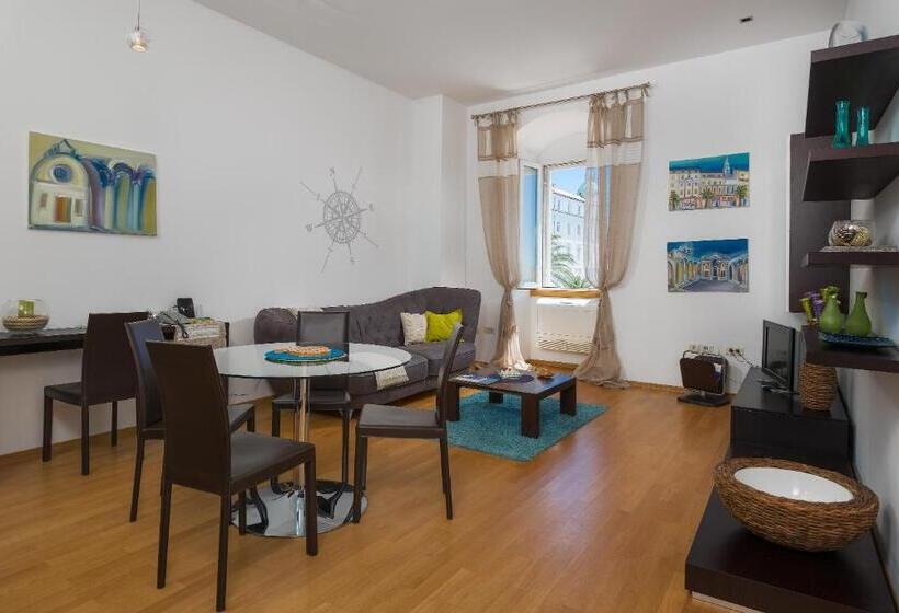 침실 1개 바다 전망 아파트, Riva Apartments