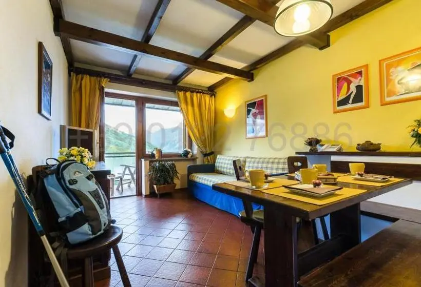 آپارتمان 1 خوابه با چشمانداز, Resort Palace Sestriere 1 E 2